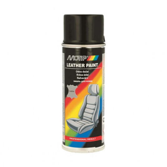 Боя за кожа сива 200ml Motip