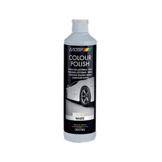 Цветен полир бял 500ml Motip