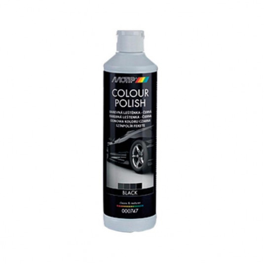 Черен полиш 500ml Motip