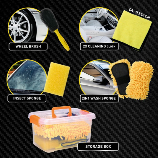 Комплект за почистване на автомобил 6ks Dunlop