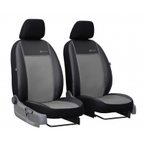 Тапицерия за OPEL COMBO 1+1 B (1994-2000) Exclusive Leather (кожа) сива (изпълнение)