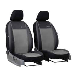 Тапицерия за OPEL COMBO 1+1 B (1994-2000) Exclusive Leather (кожа) сива (изпълнение)