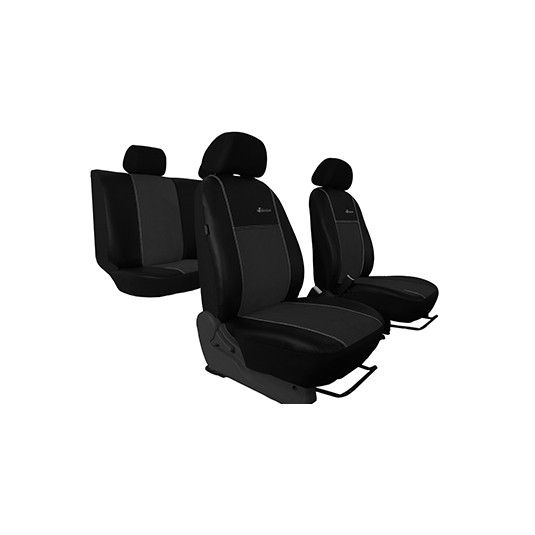 Тапицерии за OPEL Combo E 5x1 E (от 2018) Exclusive Alcantara (Алкантара-кожа) тъмно сиво (опц)