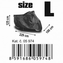 Защитно покривало за мотоциклет L 229x100x125cm NYLON
