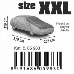 Защитно автомобилно покривало против град XXL 571×203×120cm