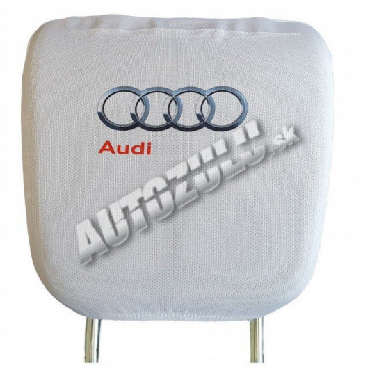 Калъф na подглавник-бяла Audi 2бр