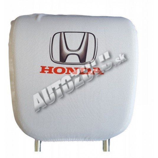 Калъф na подглавник-бяла Honda 2 ks