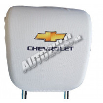 Калъф na подглавник-бяла Chevrolet 2 ks