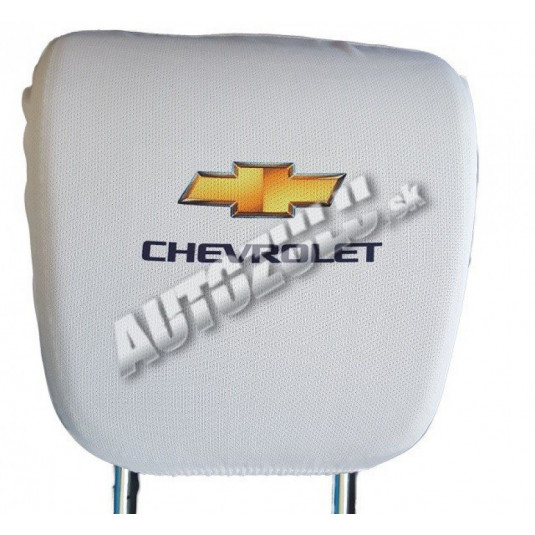 Калъф na подглавник-бяла Chevrolet 2 ks