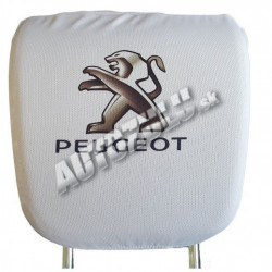 Калъф na подглавник-бяла Peugeot 2 ks