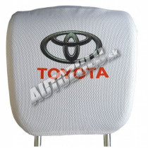 Калъф na подглавник-бяла Toyota 2 ks