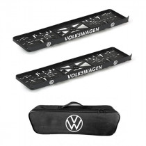 2x podložky ŠPZ a taška VOLKSWAGEN- sada