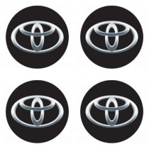3D смолни стикери TOYOTA 4 броя