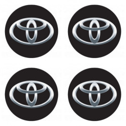 3D смолни стикери TOYOTA 4 броя