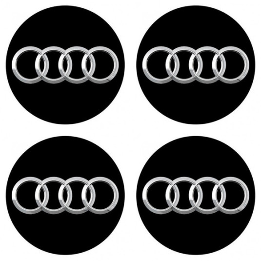 Смолни 3D стикери AUDI 4бр.
