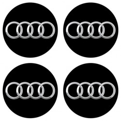 Смолни 3D стикери AUDI 4бр.