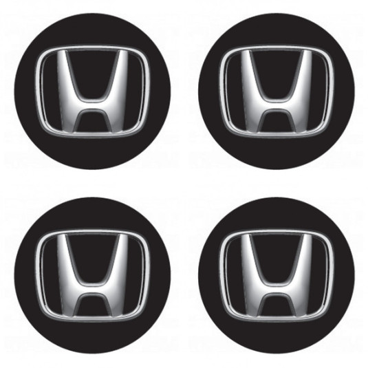 3D смолни стикери HONDA 4 бр.