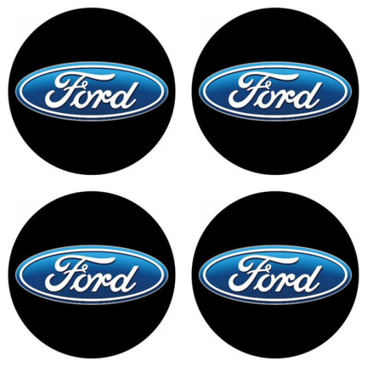 3D смолни стикери FORD 4бр.