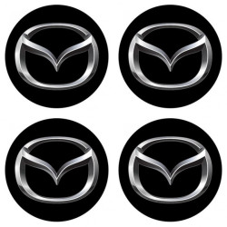 Самозалепващи се етикети 3D MAZDA 4 бр.