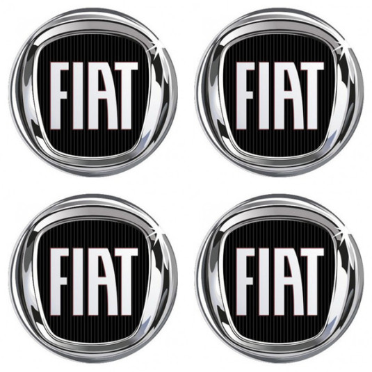 3D смолни стикери FIAT 4 бр.