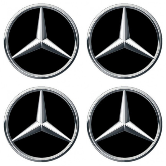 Смолярни стикери 3D MERCEDES 4бр.