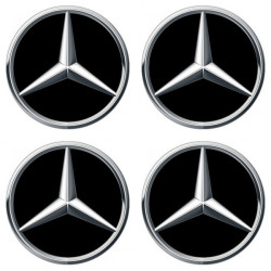 Смолярни стикери 3D MERCEDES 4бр.