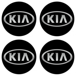 Самозалепващи се етикети смолни 3D KIA 4бр