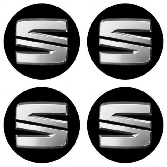 Стикери смола 3D SEAT 4бр