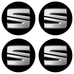 Стикери смола 3D SEAT 4бр
