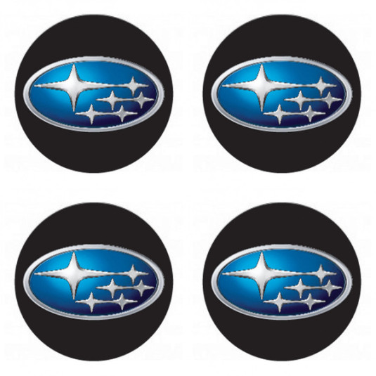 Живични 3D стикери SUBARU 4бр.