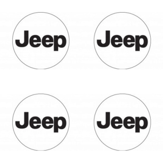 Смолни 3D стикери Jeep 4бр.