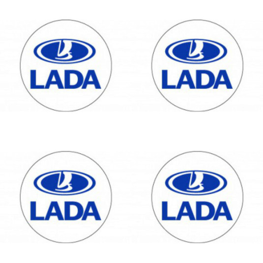Самозалепки живични 3D Lada 4 бр.