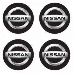 Смолни самозалепващи се стикери 3D Nissan 5cm 4бр.