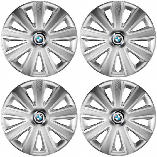 Капаци за BMW 14 Aviator carbon RC silver