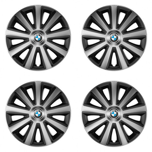Халки за BMW 16 Aviator carbon silver&black