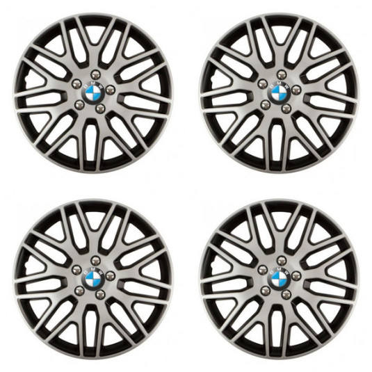 Капачки за BMW 16 Dakar NC silver and black