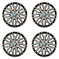 Капачки за BMW 16 Dakar NC silver and black