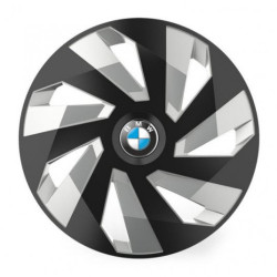 Колелни капаци за BMW 16 Vector RC черни и сребристи