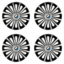 Капачки за BMW 16 TREND silver and black