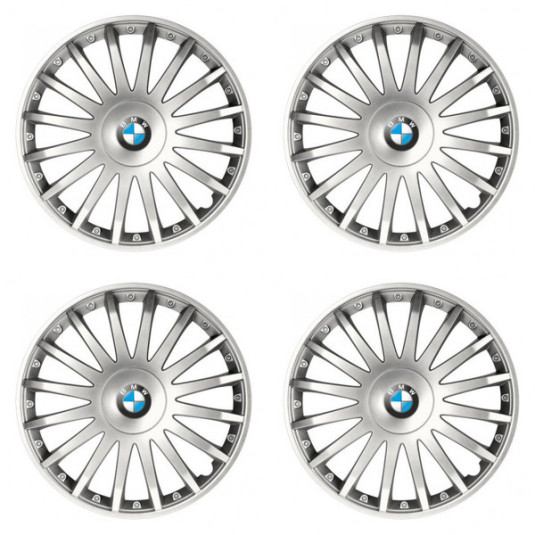 Капачки за BMW 16 CRYSTAL сребърно