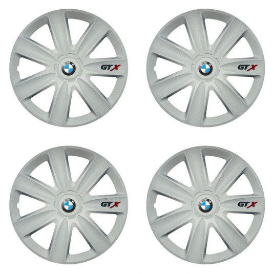 Капачки за BMW 17 GTX carbon white