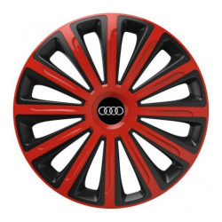 Капачки за Audi 16 TREND red and black