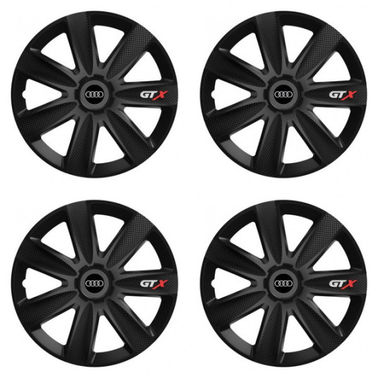 Капачки за Audi 16 GTX CARBON black