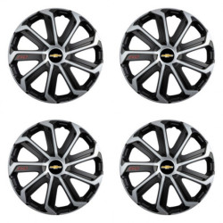 Капачки за Chevrolet 14 Evo black&silver