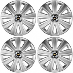 Капачки за Chevrolet 14 Aviator carbon RC silver