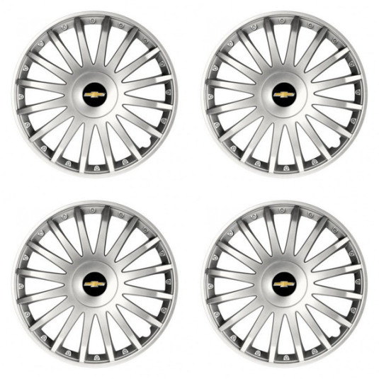Капаци за Chevrolet 15 CRYSTAL silver
