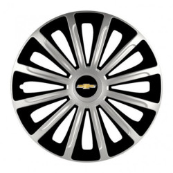 Капачки за Chevrolet 16 TREND сребристо и черно