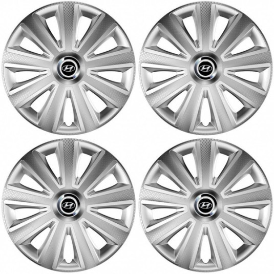 Капаци за Hyundai 14 Aviator carbon RC silver
