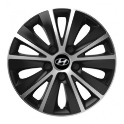 Капаци за Hyundai 14 RAPIDE сребристи и черни