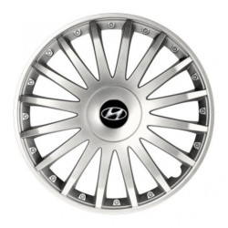 Капаци за Hyundai 15 CRYSTAL сребърни